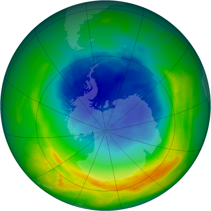 Ozone Map 1988-10-16